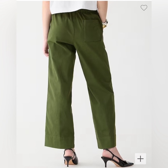 J. Crew green olive Astrid chino pant size large tall - Picture 3 of 3